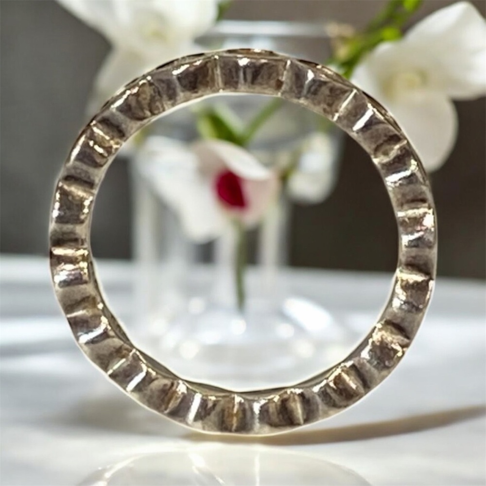 Pandora Silver Better Together Stackable Band Rin… - image 2